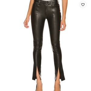 Hudson faux leather jeans